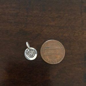 Jewelry - Sterling Silver Lotus Charm Jewelry - Sterling Silver Lotus Charm